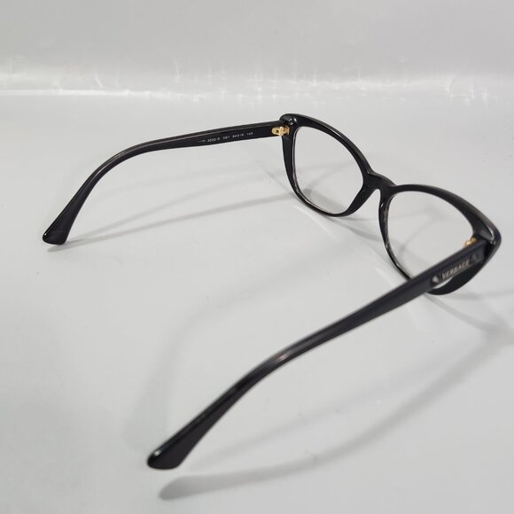 Versace Frames Only VE 3222-B Black Cat-eye Eyeglasses Retired GB1 54-16 140 - Picture 10 of 16